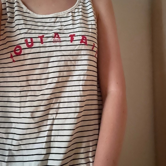SCOTCH & SODA  GRAPHIC STRIPED TANK XS - Picture 5 of 13